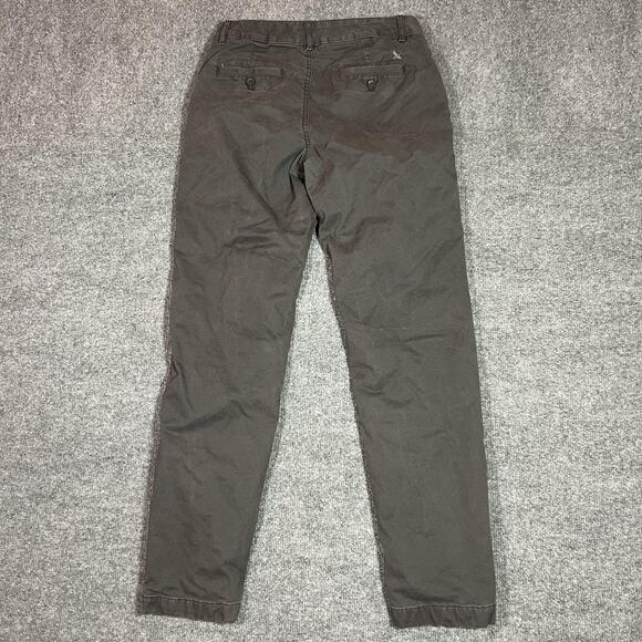 Eddie Bauer Pants Womens 0 Gray Legend Wash Boyfriend Flannel Lined Stretch - Picture 4 of 16